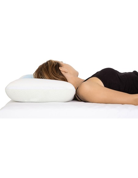 Almohada ergonómica con gel refrescante