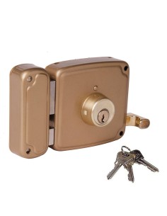 Cerradura de sobreponer de 1 punto. izquierda 4125hb100i ucem