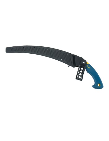 Serrucho de poda con dentado japonés, mango bim y funda de polipropileno