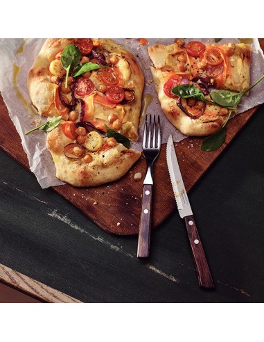 Caja expositora 60 cuchillos de asado polywood...