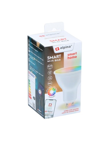 Bombilla rgb + gu10 4.9 w wifi