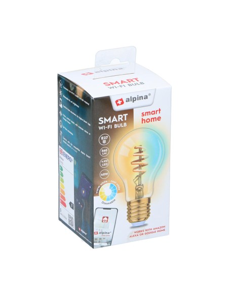 Bombilla e27 4.9 w 1800-6500 k wifi