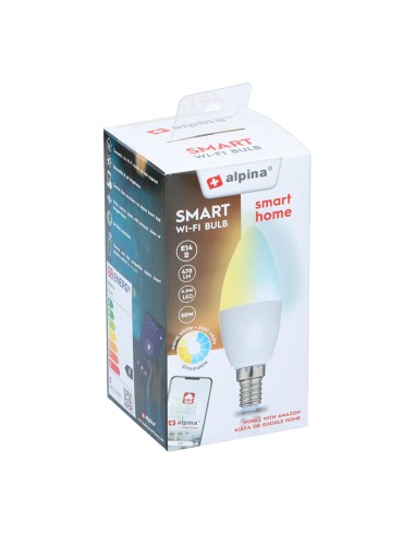 Bombilla e14 4.9 w 2700-6500 k wifi