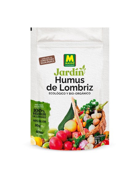 Abono humus 100% de lombriz eco 3 l