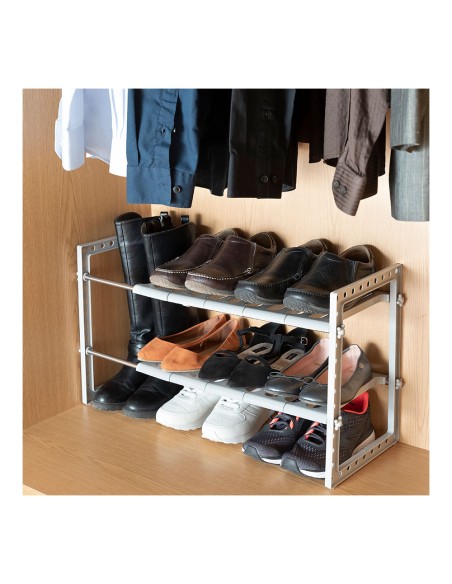 Estantería extensible 37,5-66,5cm para fregadero shibblek 2 estantes v0103677 innovagoods