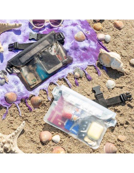 Set de 2 riñoneras impermeables con correa ajustable wannis v0103704 innovagoods