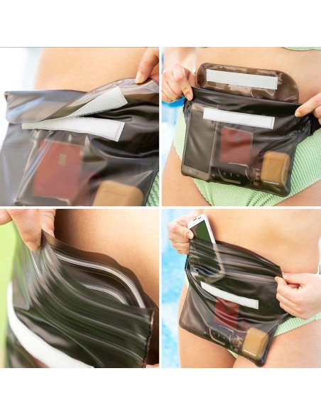 Set de 2 riñoneras impermeables con correa ajustable wannis v0103704 innovagoods