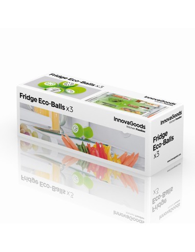 Pack de 3 ecobolas para frigorífico v0100792...
