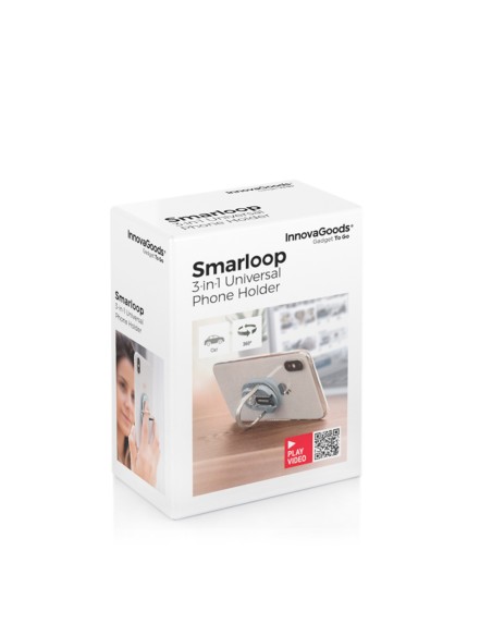 Soporte de móvil universal 3 en 1 smarloop v0103262 innovagoods