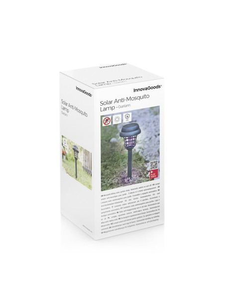 Lámpara solar antimosquitos para jardín garlam v0103496 innovagoods