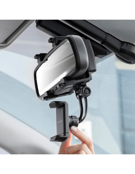 Soporte de smartphone para espejo retrovisor stropp v0103557 innovagoods