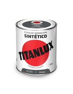 Esmalte sintético monocapa gris medio brillante 750ml titanlux 5808971