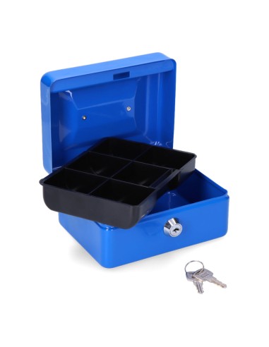 Caja de caudales cfc09 152x118x80mm azul m13391...