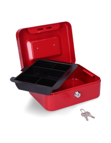 Caja de caudales cfc09 200x160x90mm rojo m13395...