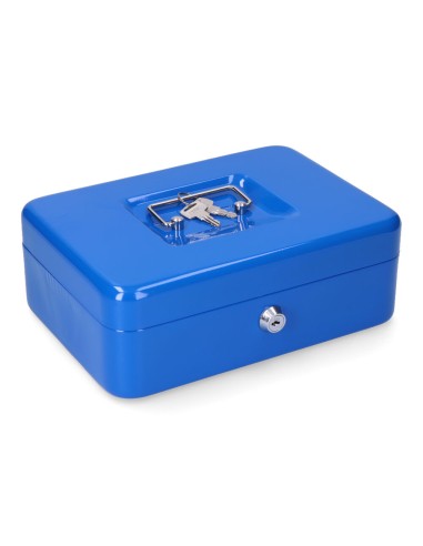 Caja de caudales cfc09 250x180x90mm azul m13397 micel