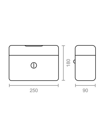 Caja de caudales cfc09 250x180x90mm azul m13397...