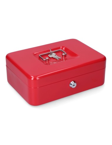 Caja de caudales cfc09 250x180x90mm rojo m13398 micel