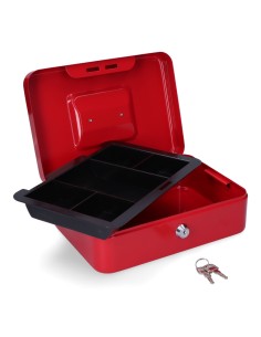Caja de caudales cfc09 250x180x90mm rojo m13398 micel 2