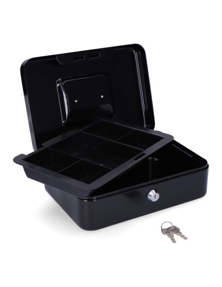 Caja de caudales cfc09 250x180x90mm negro m13399 micel