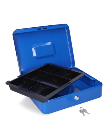 Caja de caudales cfc09 300x240x90mm azul m13400...