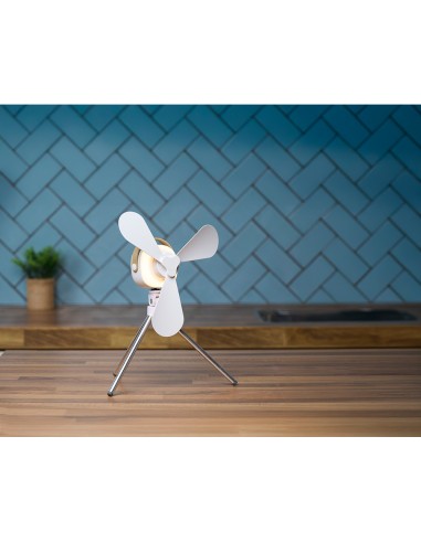 Ventilador portátil, recargable con usb, 3...