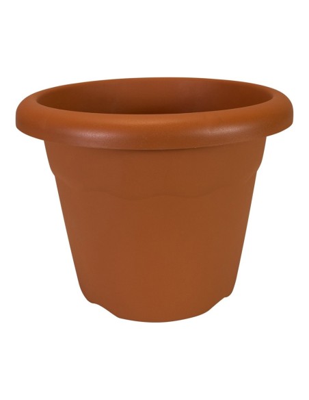 Maceta de inyeccion color terracota ø26x19cm