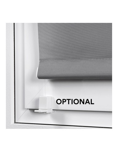 Estor enrollable clip & fix 90x180cm gris...