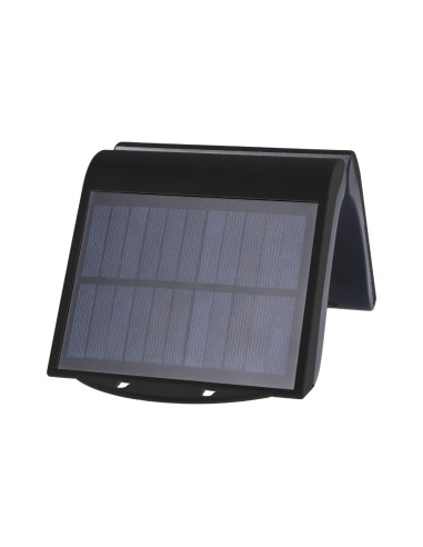 Aplique solar 2w 220lm 6.500k con sensor color...