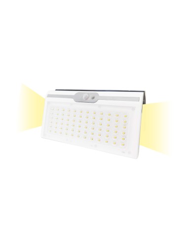 Aplique solar 6w 430lm 6.500k con sensor, color...