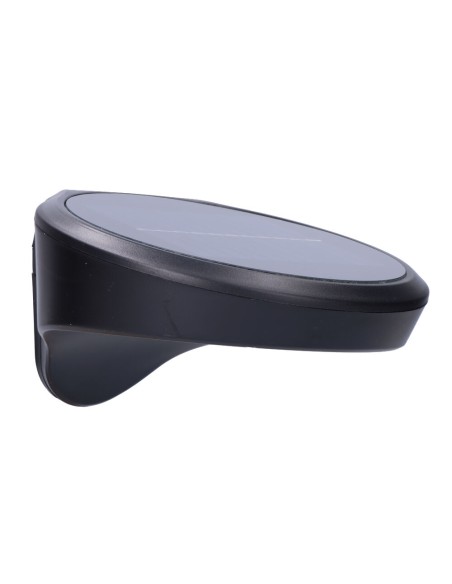 Aplique solar 2w 200lm 6500k con sensor color negro edm