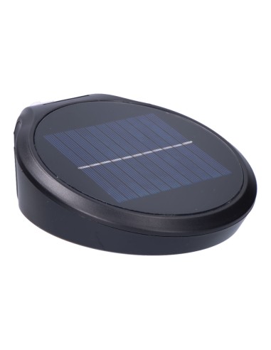 Aplique solar 2w 200lm 6500k con sensor color...