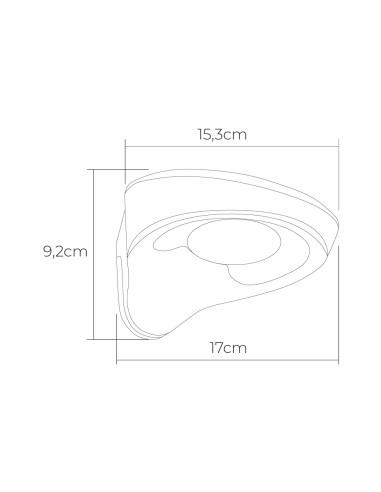 Aplique solar 2w 200lm 6500k con sensor color...
