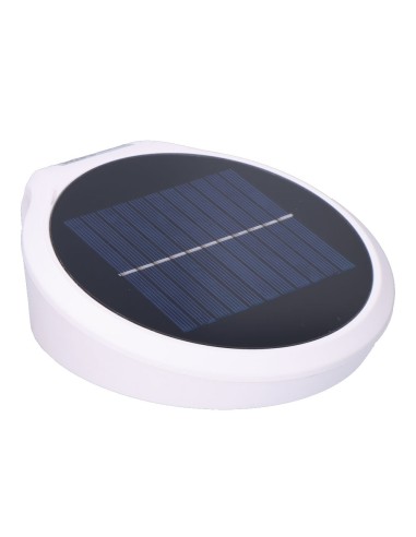 Aplique solar 2w 200lm 6500k con sensor color...