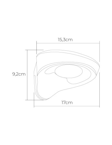 Aplique solar 2w 200lm 6500k con sensor color...