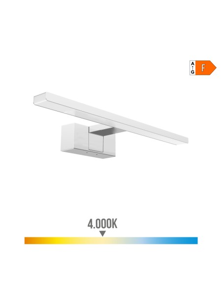 Lámpara led de pared o espejo 6 w 4.000 k 600 lm luz día 30 x 12,8 x 5,10 cm