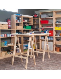 Caballete pino pro 1 metro sección 50x23mm astigarraga 2