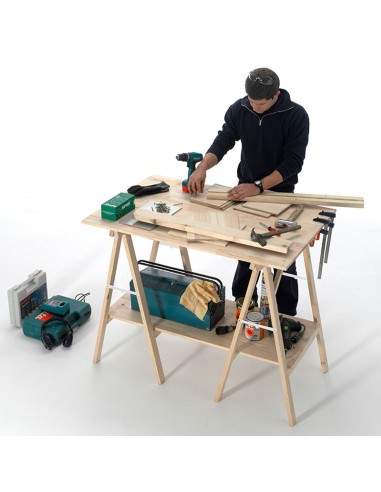 Caballete pino pro 1 metro sección 50x23mm...