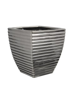 Maceteros orchid cuadrados variados plata 14x16x16cm 2