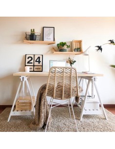 Caballete architect pino macizo blanco astigarraga 2