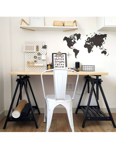 Caballete architect pino macizo negro astigarraga