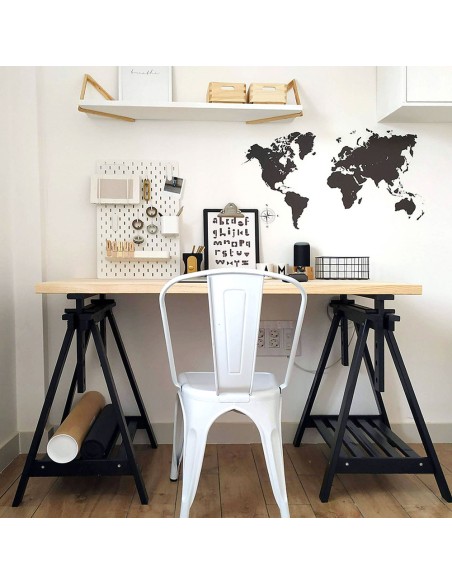 Caballete architect pino macizo negro astigarraga