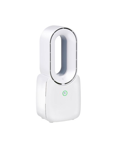 Ventilador de mesa sin aspas, recargable usb, 3 velocidades 12,4 x 9 x 30 cm