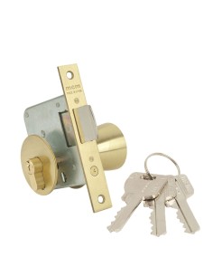 Cerradura de embutir con pomo 1561-3-70 mcm