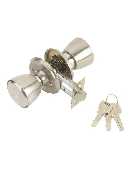 Cerradura con pomo para puerta de entrada 508-4-4-70 mcm