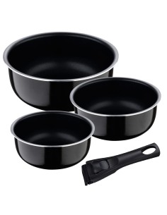 Set 3 cazos click & cook ø16 / ø18 / ø20 cm