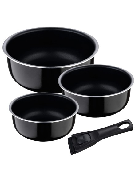 Set 3 cazos click & cook ø16 / ø18 / ø20 cm