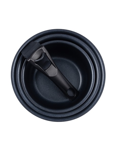 Set 3 cazos click & cook ø16 / ø18 / ø20 cm