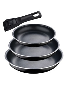 Set 3 sartenes click & cook ø18 / ø20 / ø24 cm
