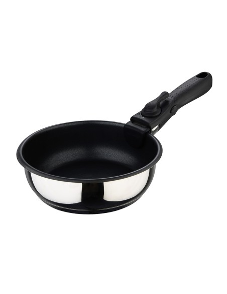 Set 3 sartenes acero inoxidable click & cook ø18 / ø20 / ø24 cm