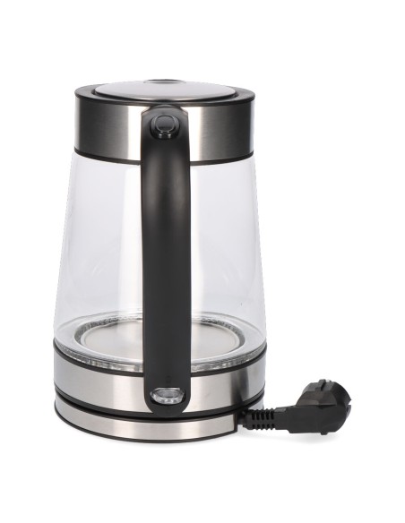 Hervidor de agua de cristal + acero inoxidable 1850 - 2200 w 1,7 l